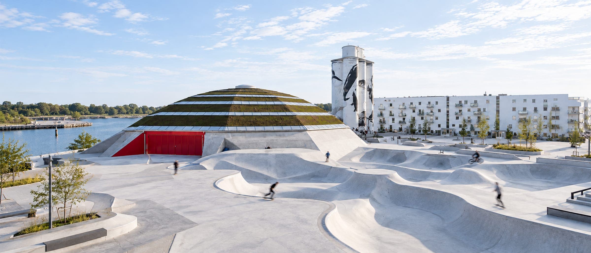 StreetDome og skateparken ved havnen, Haderslev Kommune