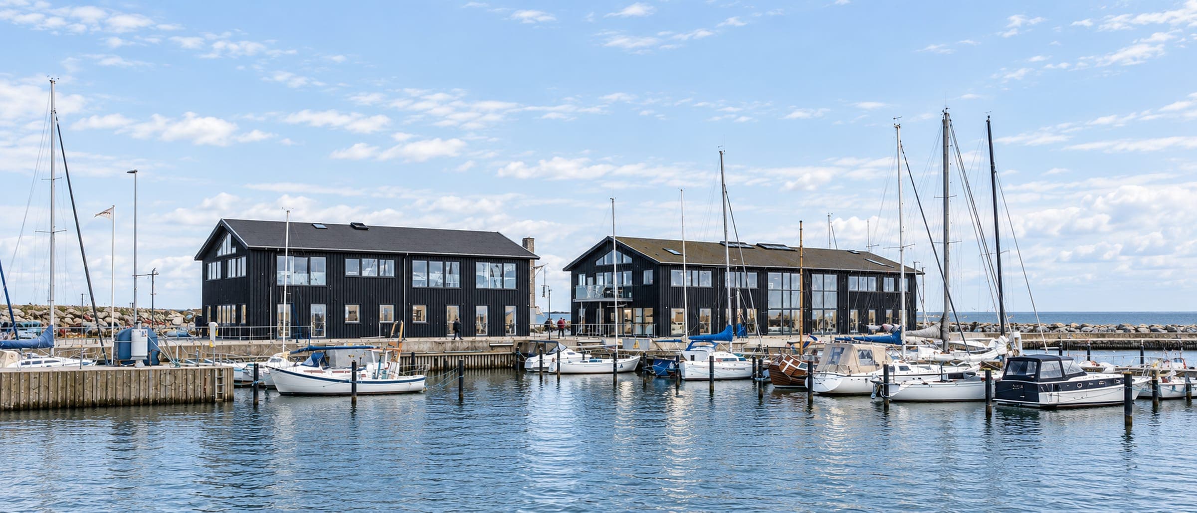 Hundested Havn ved Glassmedjen / Backhaus Brown, Halsnæs Kommune
