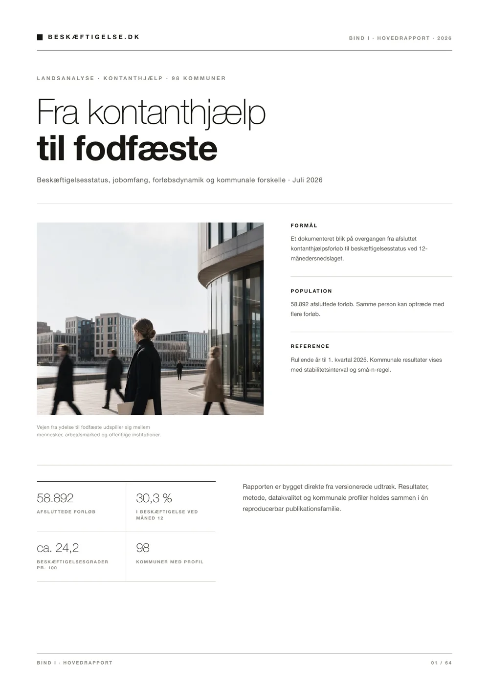 Forside: Fra kontanthjælp til fodfæste